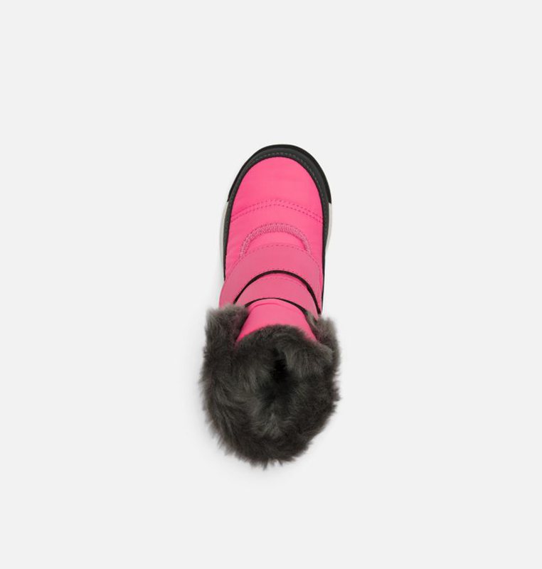 Kids Snow Boots Pink/Black - Sorel Toddler Whitney™ II Strap - 678132-IVA